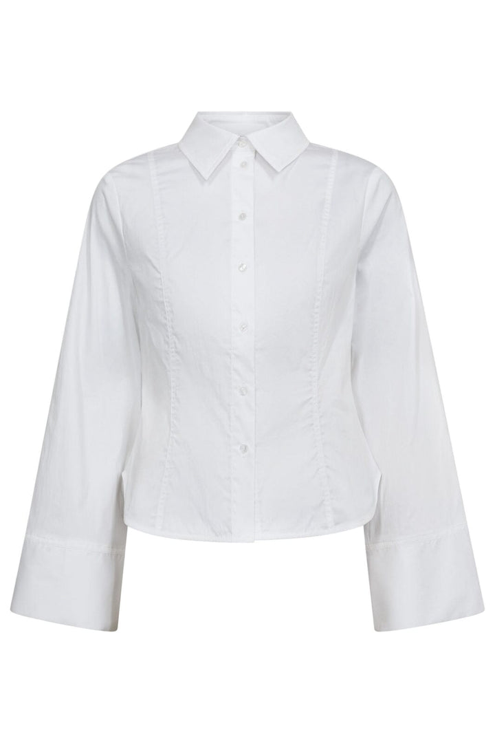 Co´Couture - Sannacc Bell Sleeve Shirt 35903 - 4000 - White