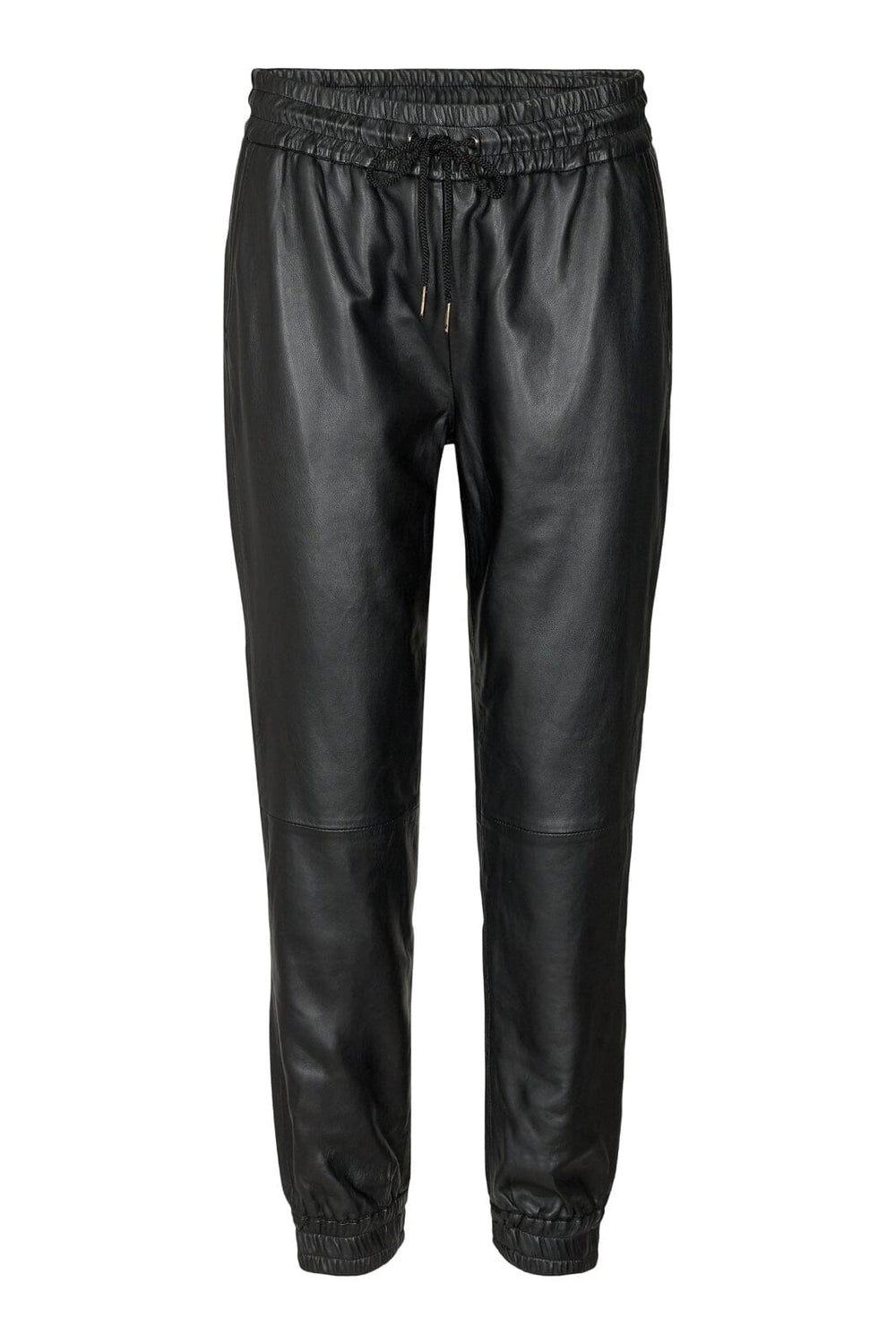 Forudbestilling - Co´couture - Shilohcc Leather Joggers - 96 Black Bukser