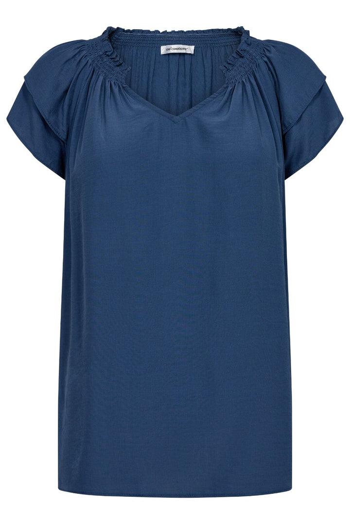 Forudbestilling - Co´couture - Sunrisecc Top 75683 - 210 Sky Blue T-shirts