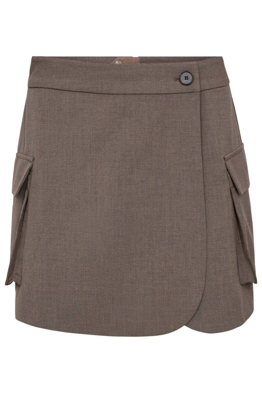 Forudbestilling - Co´couture - Vidacc Wrap Pocket Skort 34123 - 154 Walnut Nederdele