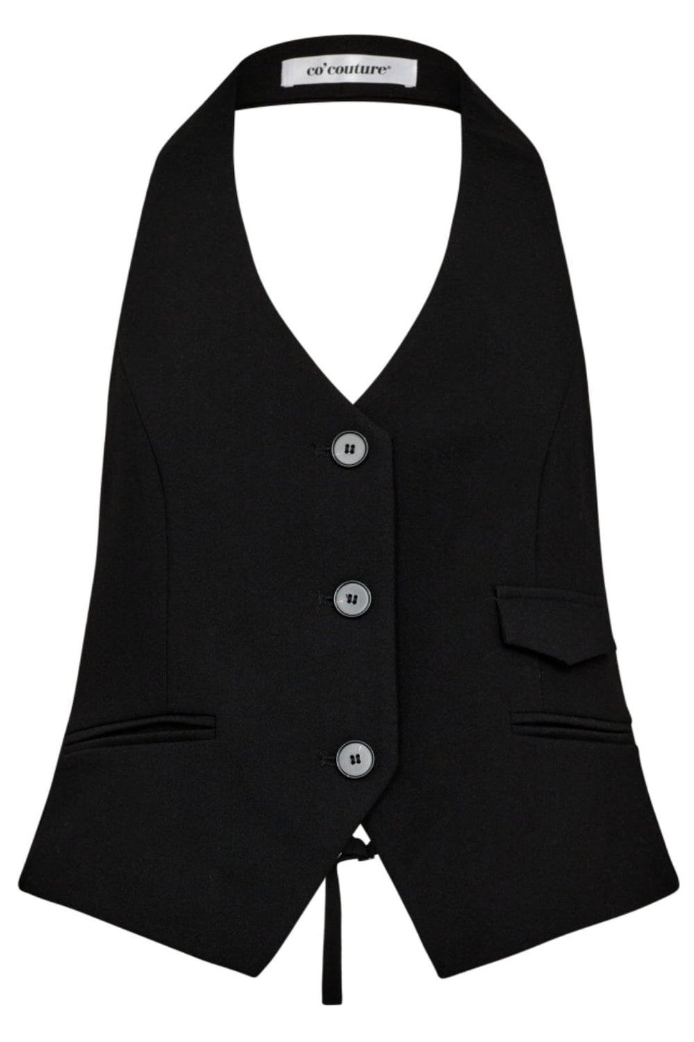 Forudbestilling - Co´couture - Volacc Halter Vest 30167 - 96 Black Blazere