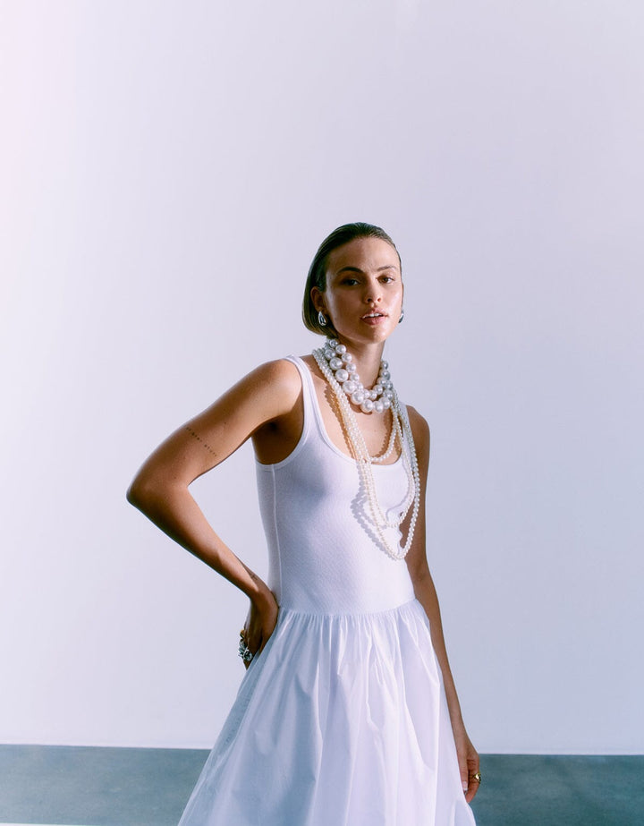 Forudbestilling - Copenhagen Muse - Cmsiv-dress 206162 - 1010 Bright White Kjoler