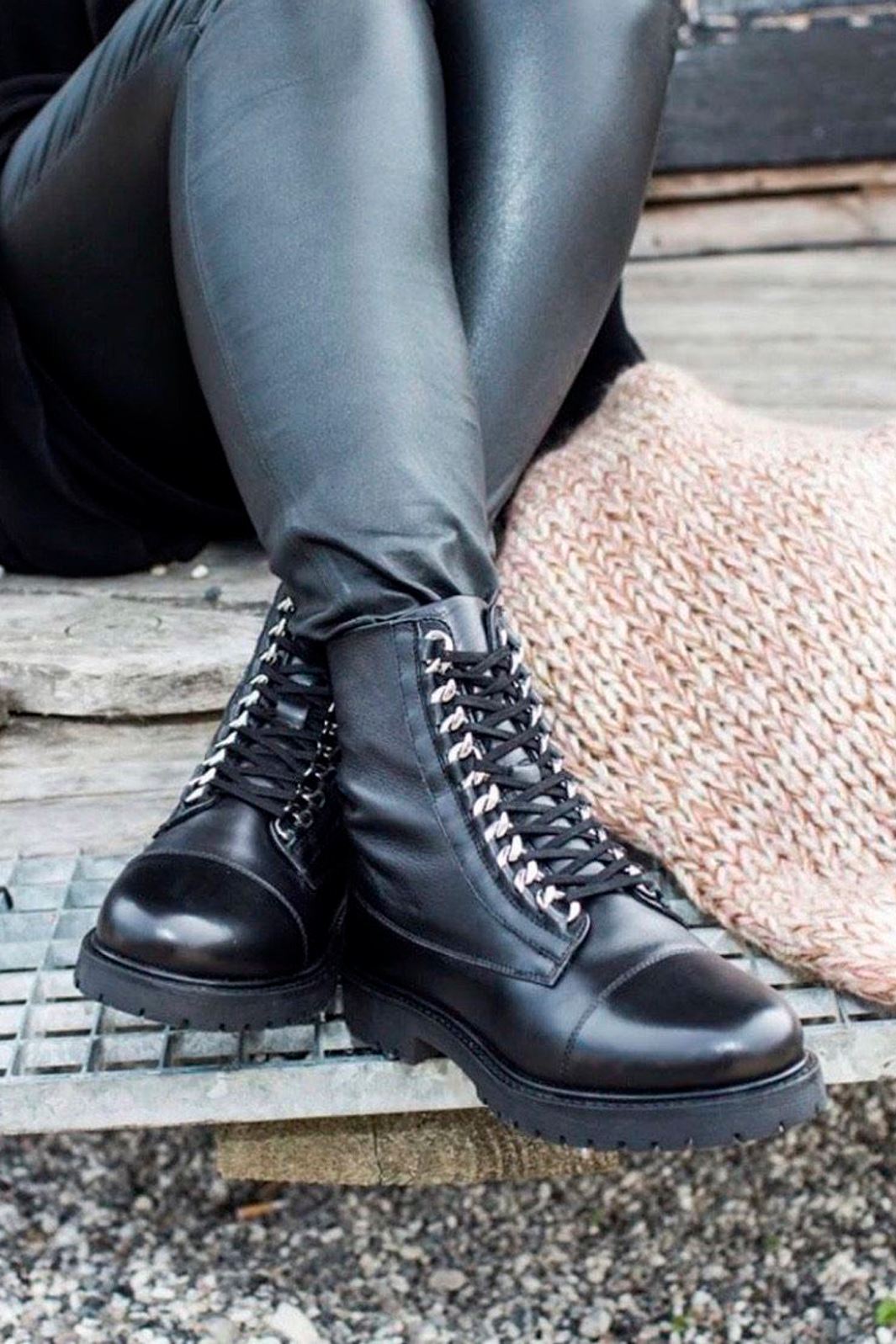 Forudbestilling - Copenhagen Shoes - Rock 22 - 0001 Black (31/8) Støvler