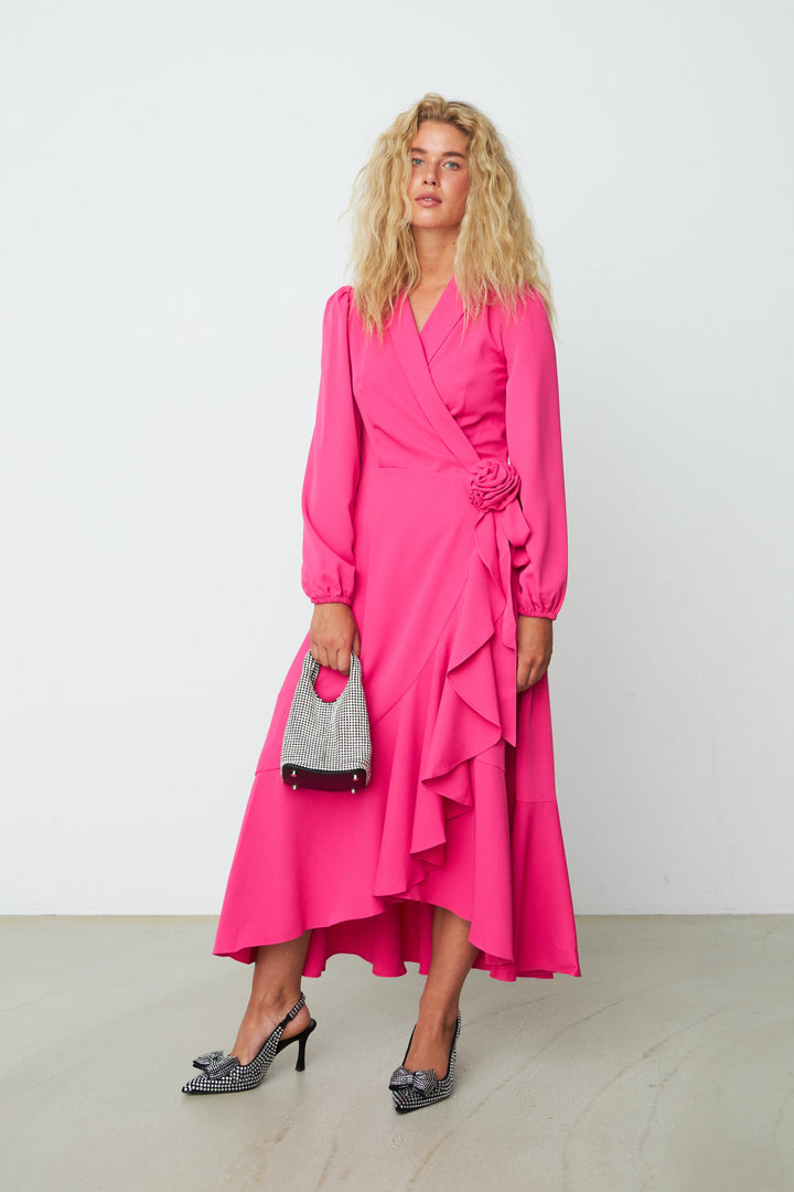 Forudbestilling - Cras - Lotuscras Dress - 4002 Fuchsia Pink Kjoler