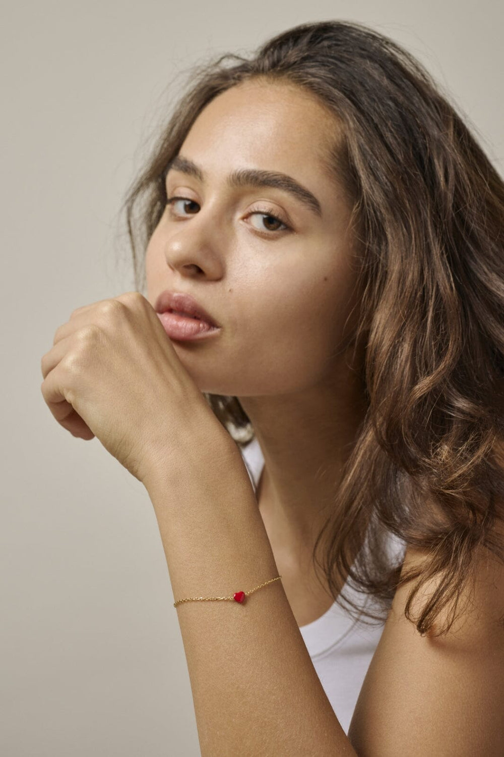 Enamel Copenhagen - Bracelet, Amore B141G - Red