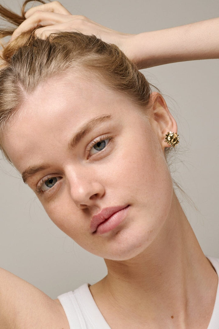 Enamel Copenhagen - Studs, Large Sunshine E421G - 925S/Gp