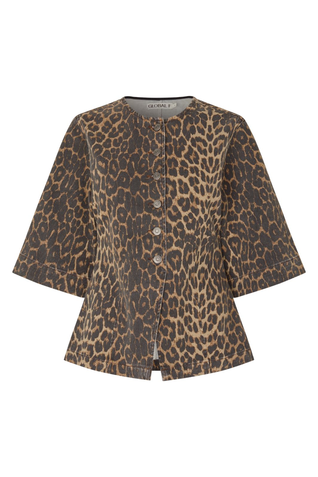 Forudbestilling - Global Funk - Lila-G 73240296 - P35 - Leopard Mist Skjorter