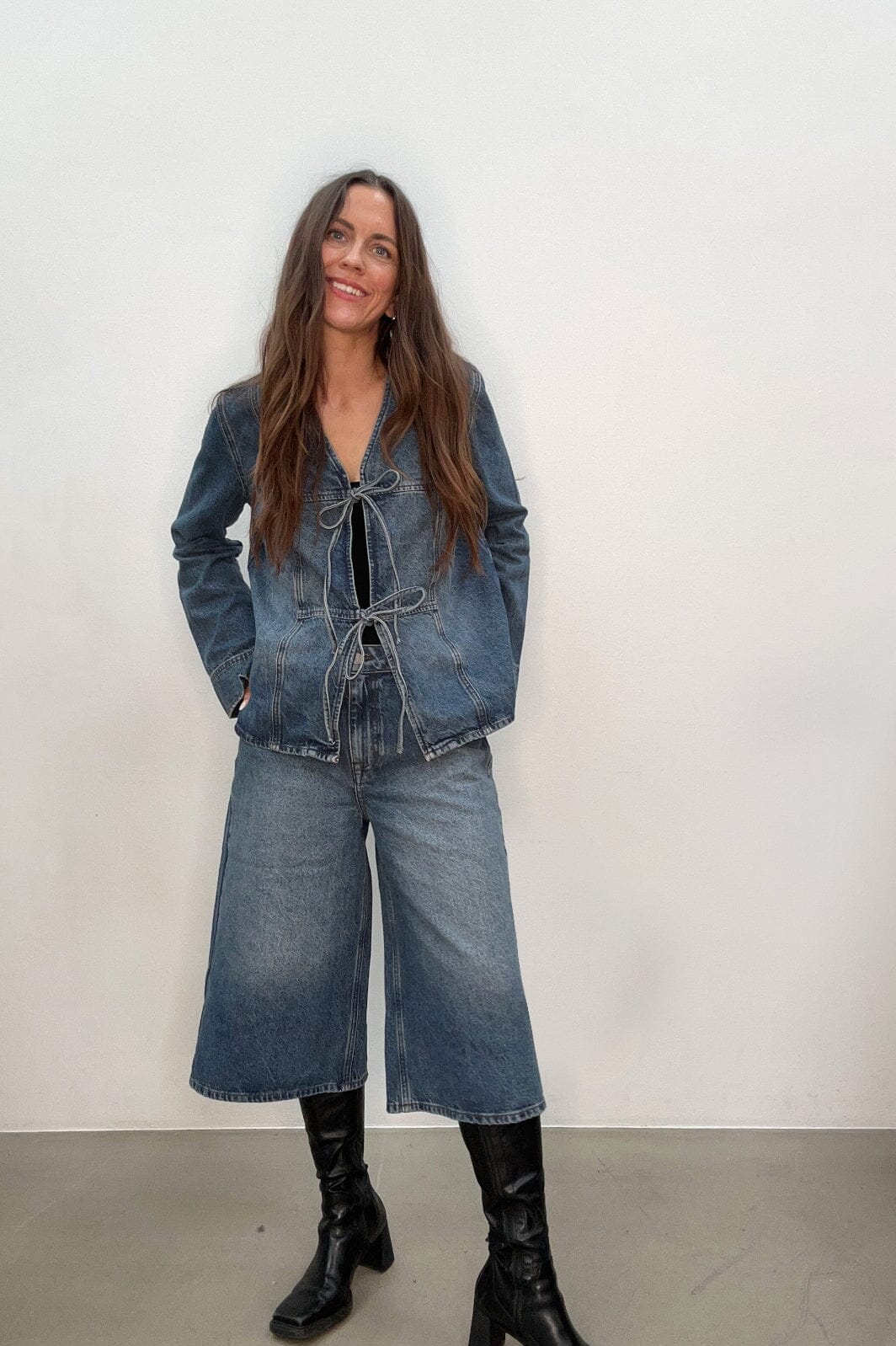 Forudbestilling - Global Funk - Talina L-G 73500434 - P60 Mud Stone Wash Bukser