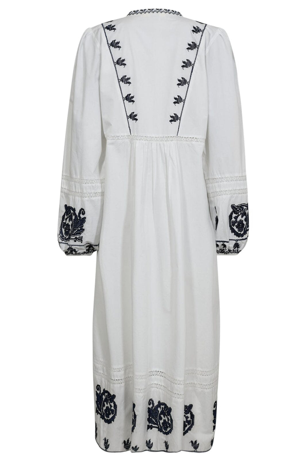 Forudbestilling - Gossia - Adelago Dress G2346 - White - Blue Kjoler