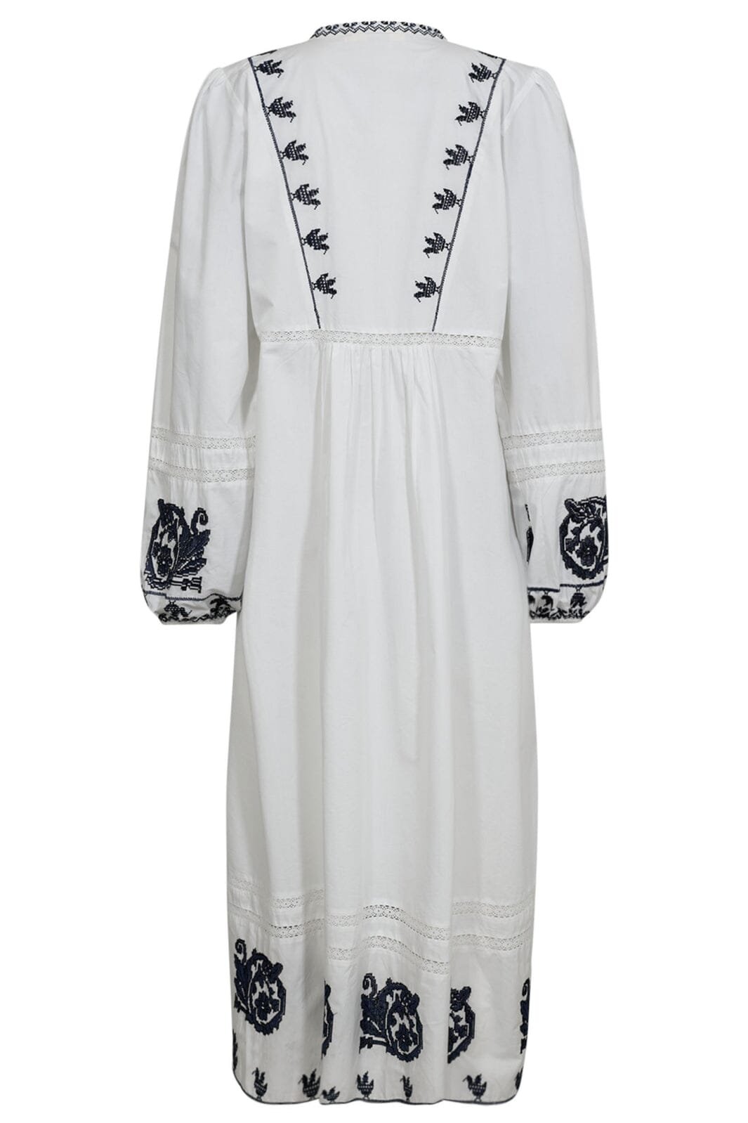 Forudbestilling - Gossia - Adelago Dress G2346 - White - Blue Kjoler