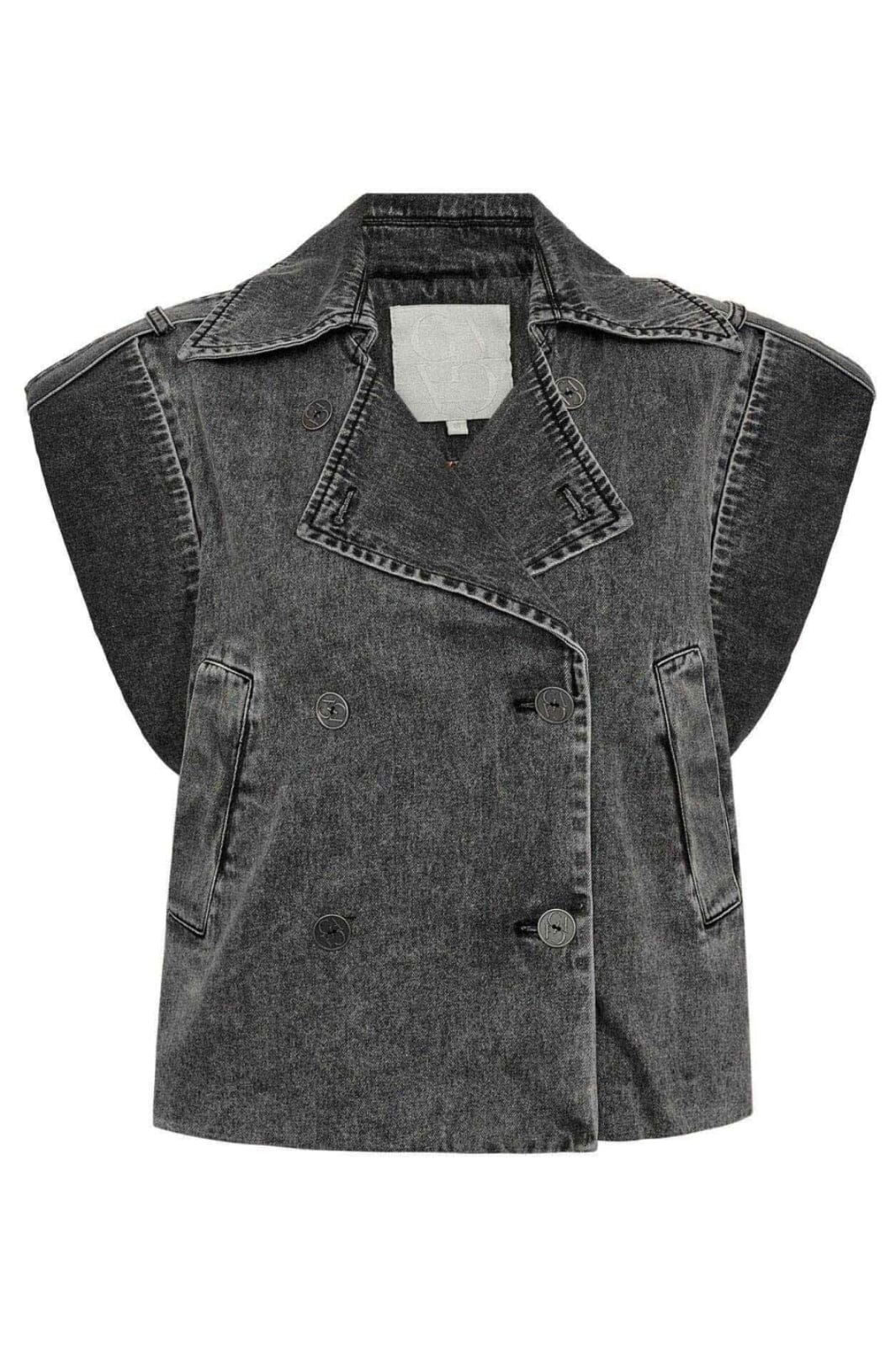 Gossia - Alfridago Vest G2719 - Black Snow Wash