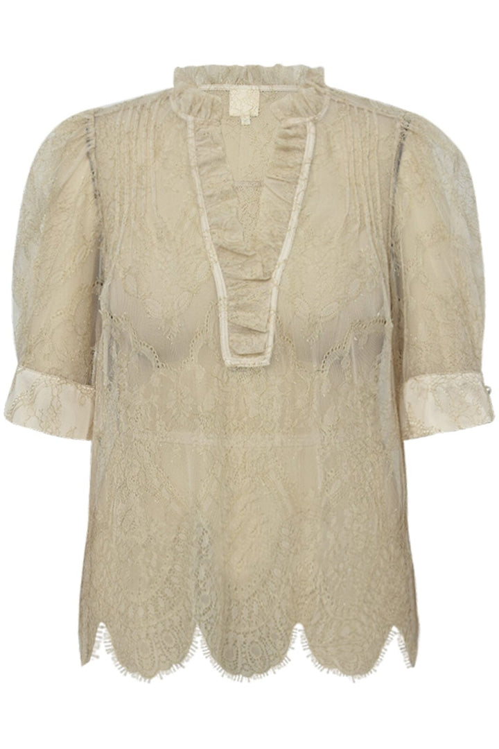 Gossia - Amargo Gold Blouse G2514 - Creme Gold