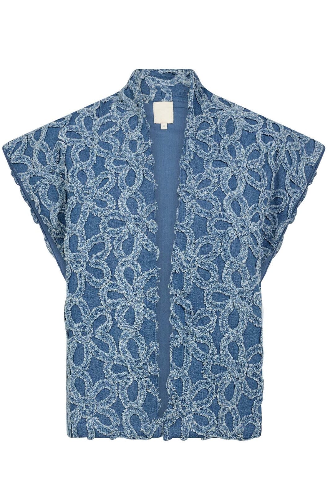 Gossia - Nenago Vest G2457 - Denim Flowers