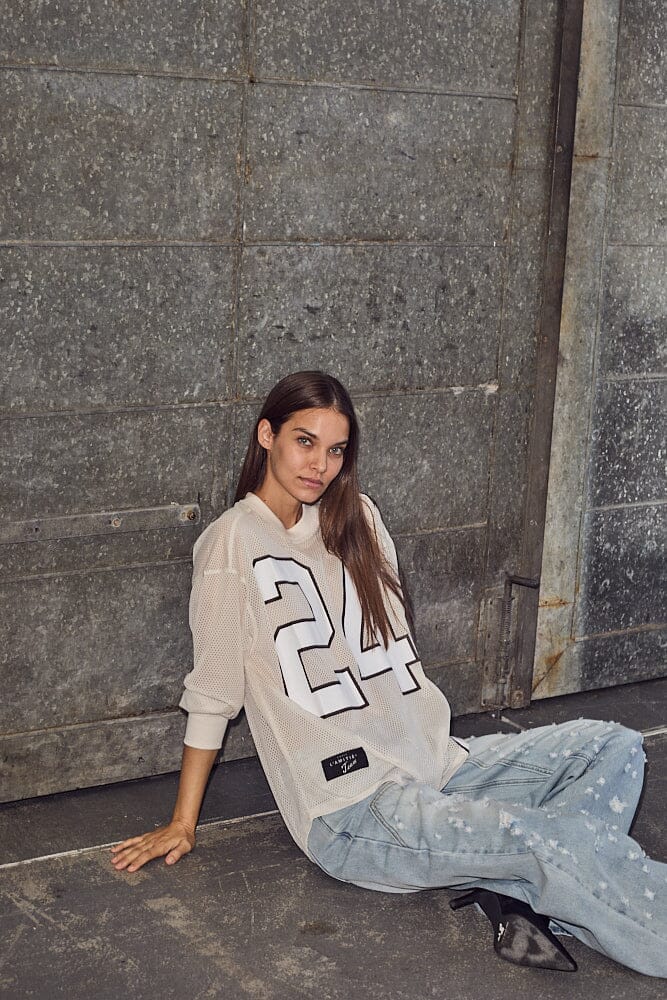 Forudbestilling - Haute L'Amitié - American Football Ls Tee HL10049 - Pearl Skjorter