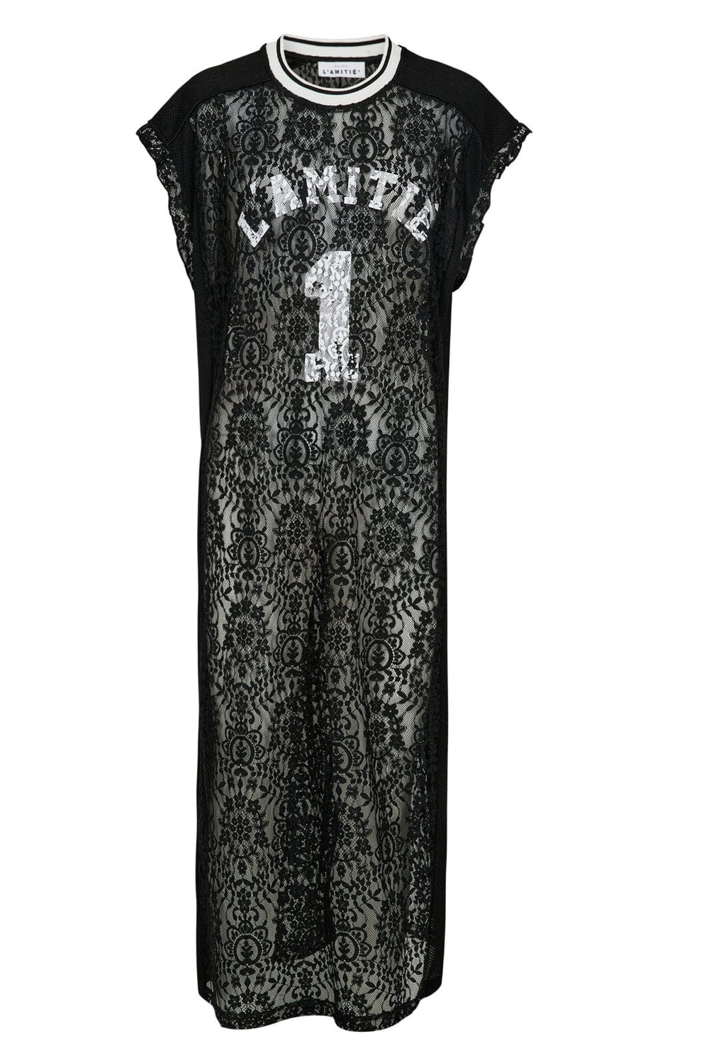 Haute L'Amitié - Lace Football Frill Dress HL10132 - Black