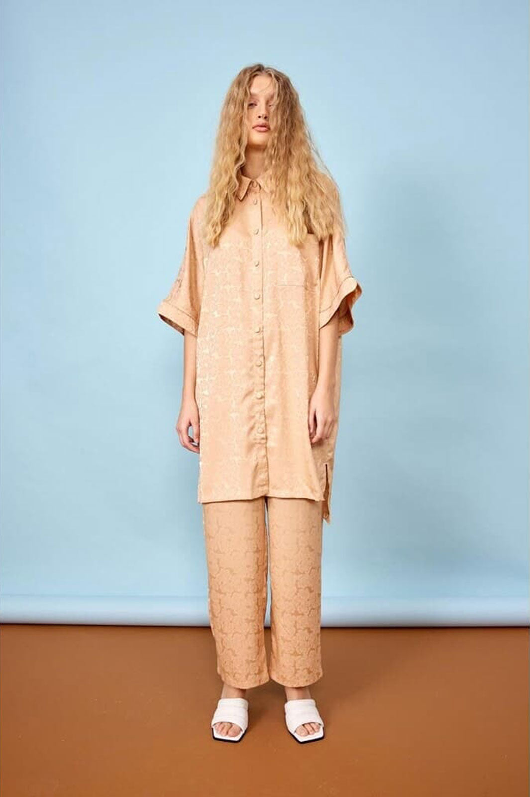 Forudbestilling - Hunkøn - Jade trousers - Camel (Maj) Bukser