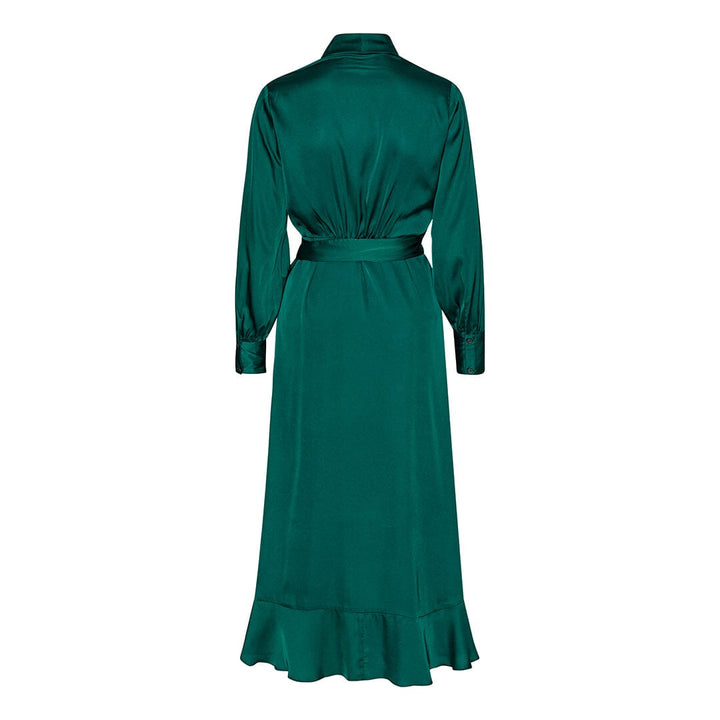Forudbestilling - Karmamia - Bea Dress - Dark Green Kjoler