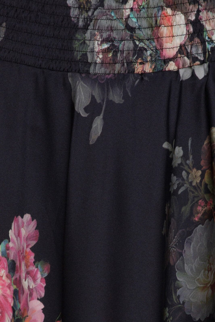 Forudbestilling - Karmamia - Savannah Skirt - Daisy Noir Tea Rose Nederdele