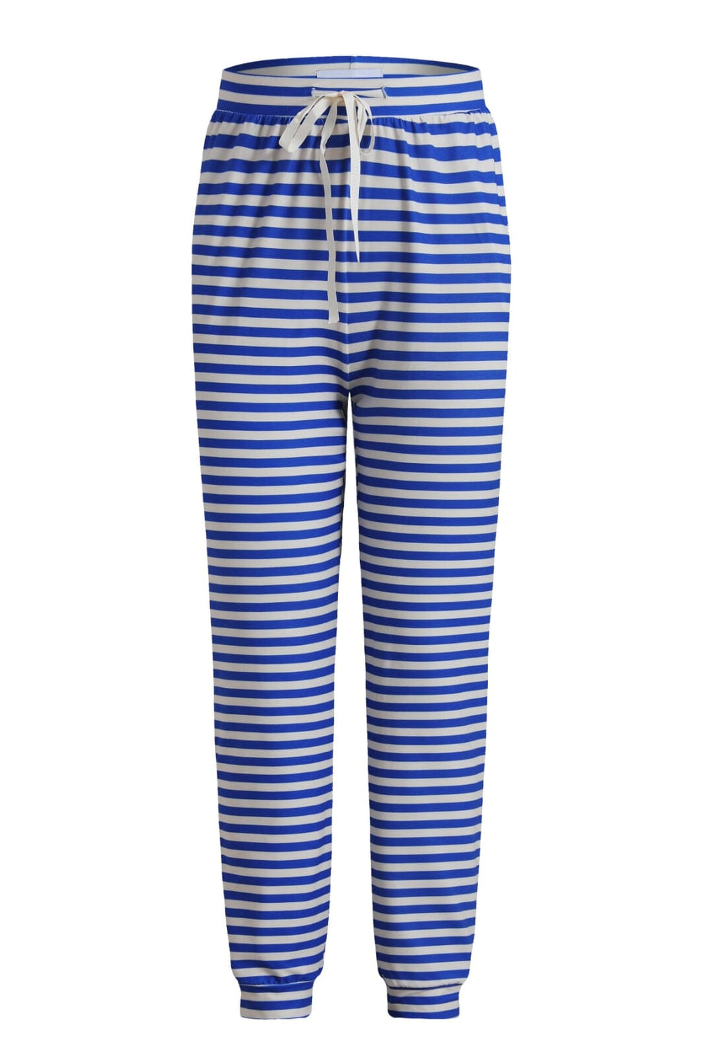 Liberte - Alma-Pants 9500 - Stripe Ivory Cobolt