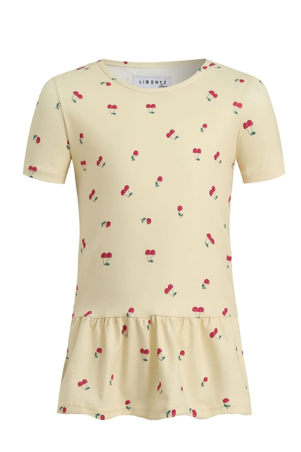 Liberte Ami - Alma-Frill-T-Shirt (Kids) 9649 - Yellow Cherry