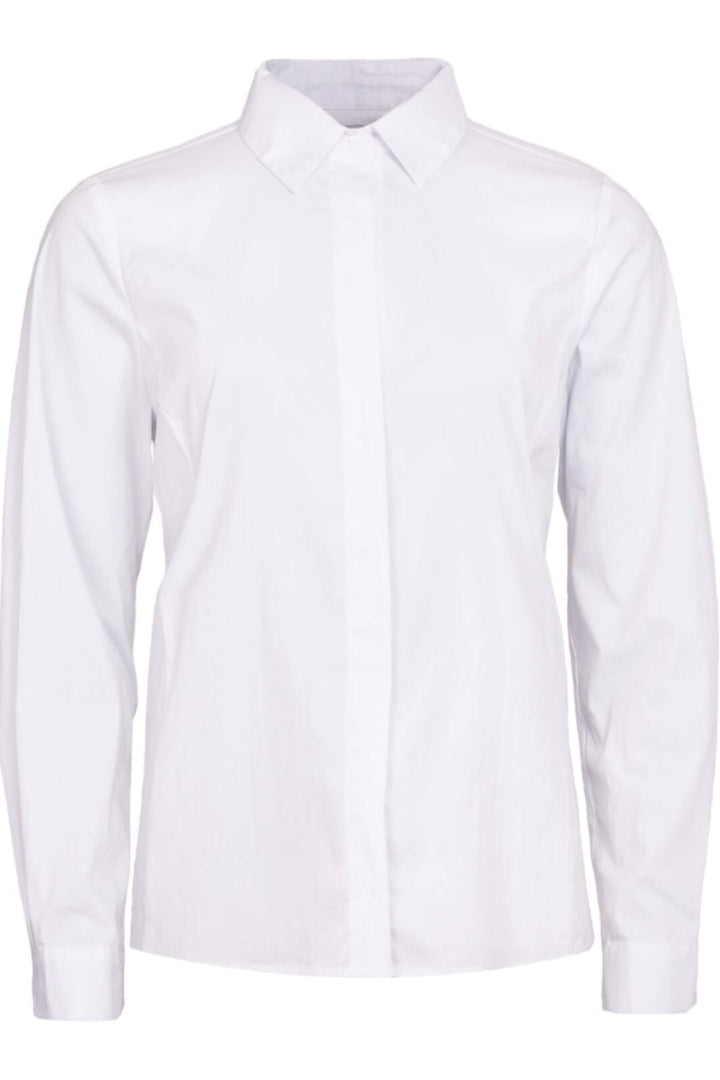 Forudbestilling - Liberte - Maja-Ls-Shirt - White Skjorter
