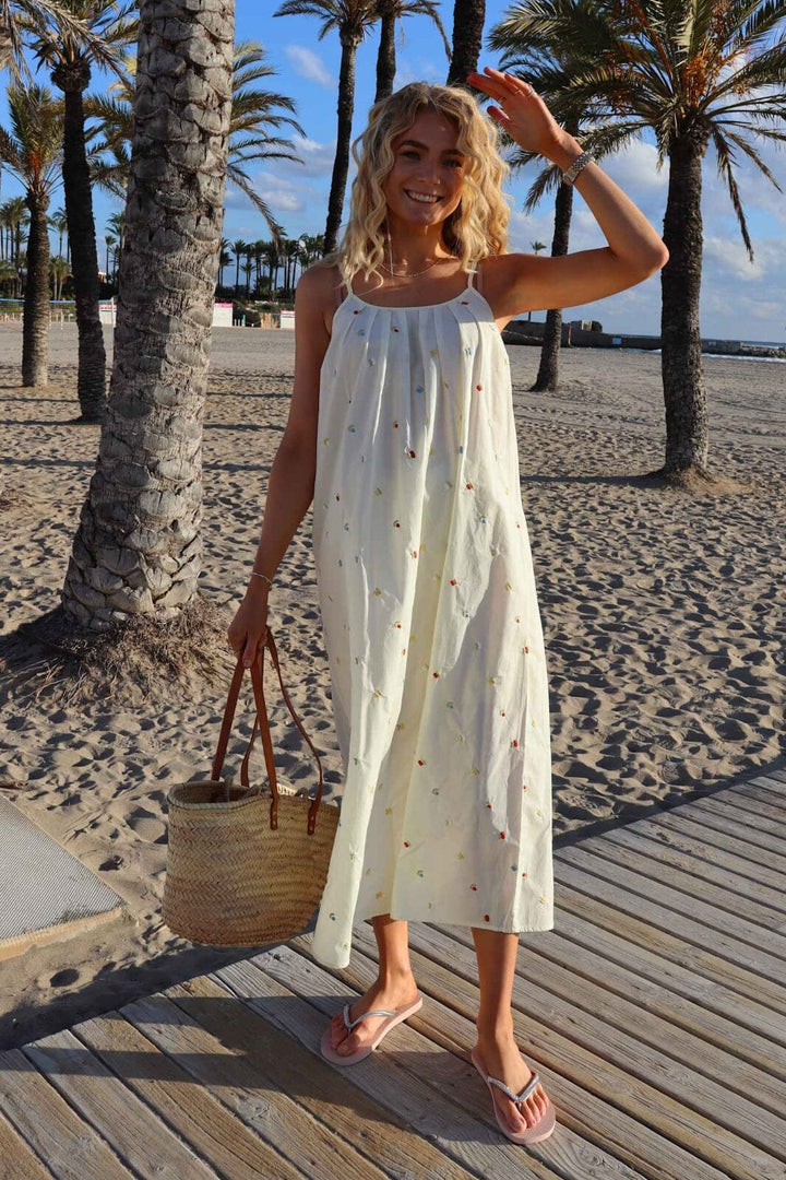 Liberte - Similla-Strap-Dress 22231 - Cashew Creme