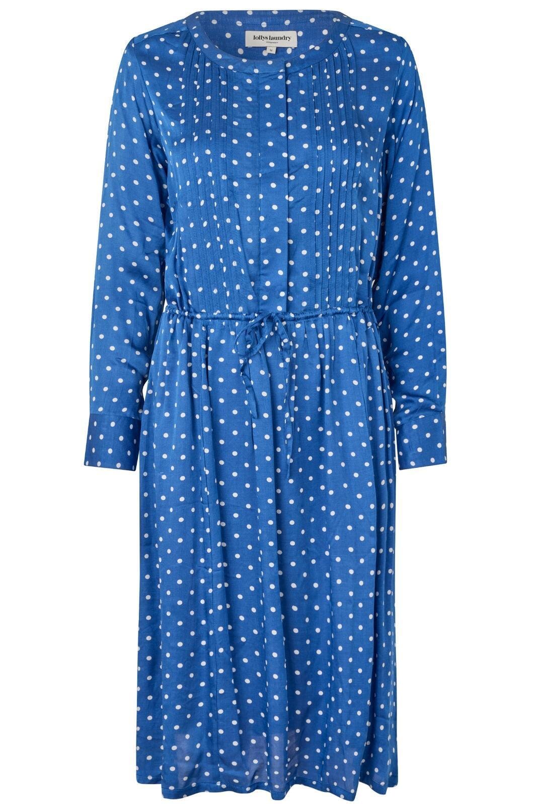 Forudbestilling - Lollys Laundry - Fionall Midi Dress Ls - 76 Dot Print Kjoler