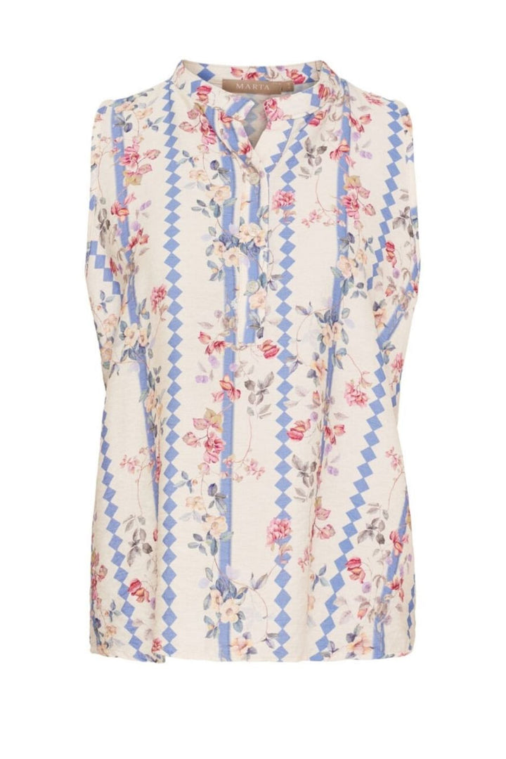 Forudbestilling - Marta Du Chateau - Mdccatalina Top 6993 - Jeans2319Tps Toppe