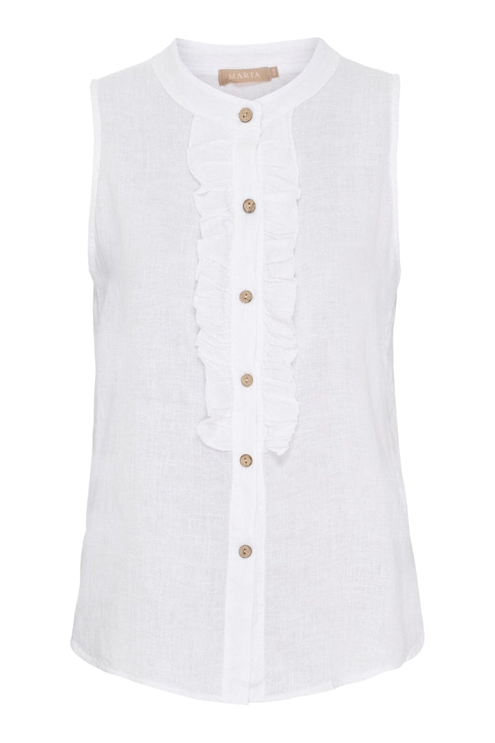 Marta Du Chateau - Mdcmalene Top 258356 - Optical White