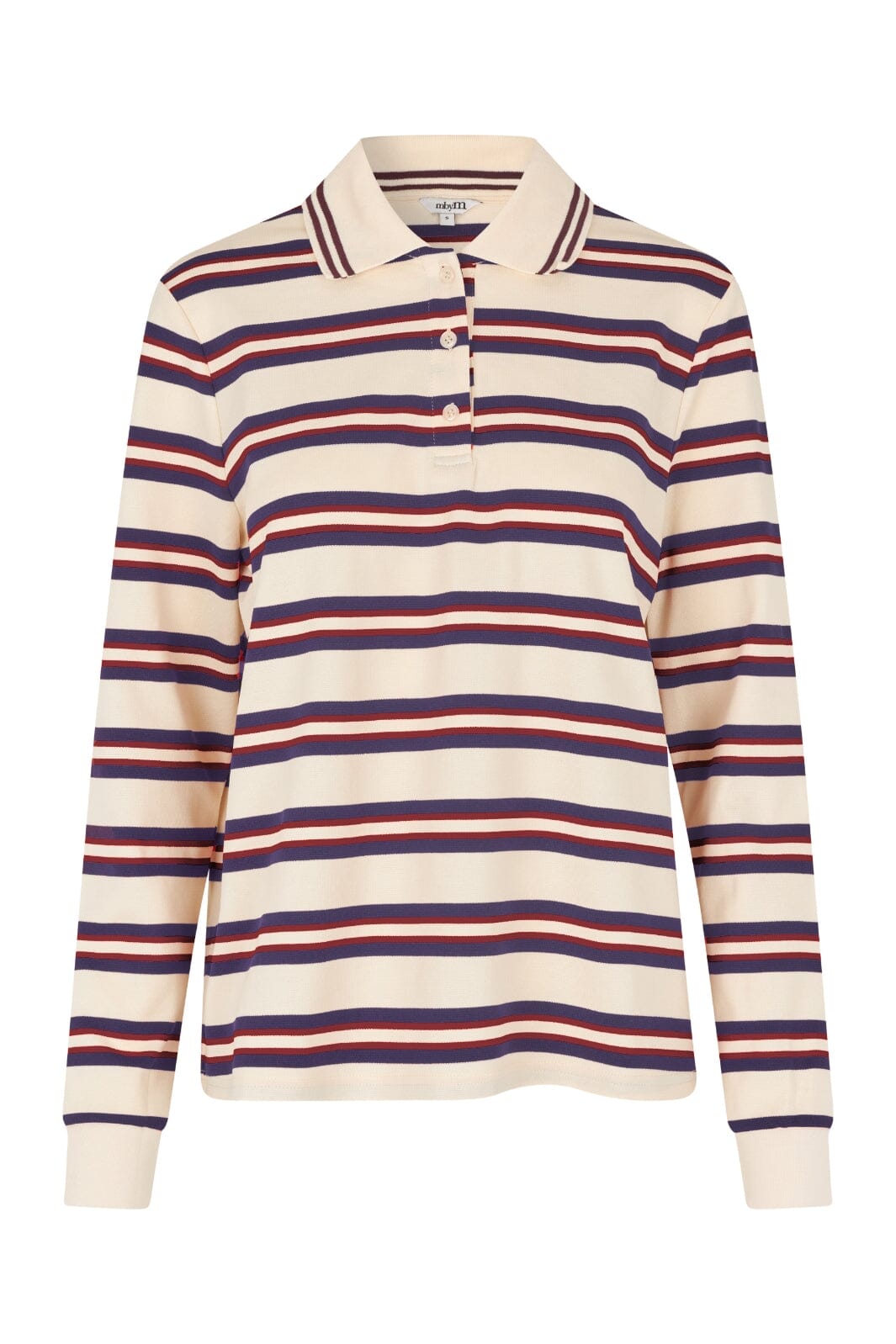 Forudbestilling - MbyM - Polla-M - S87 Navy Bordeaux Stripe Bluser