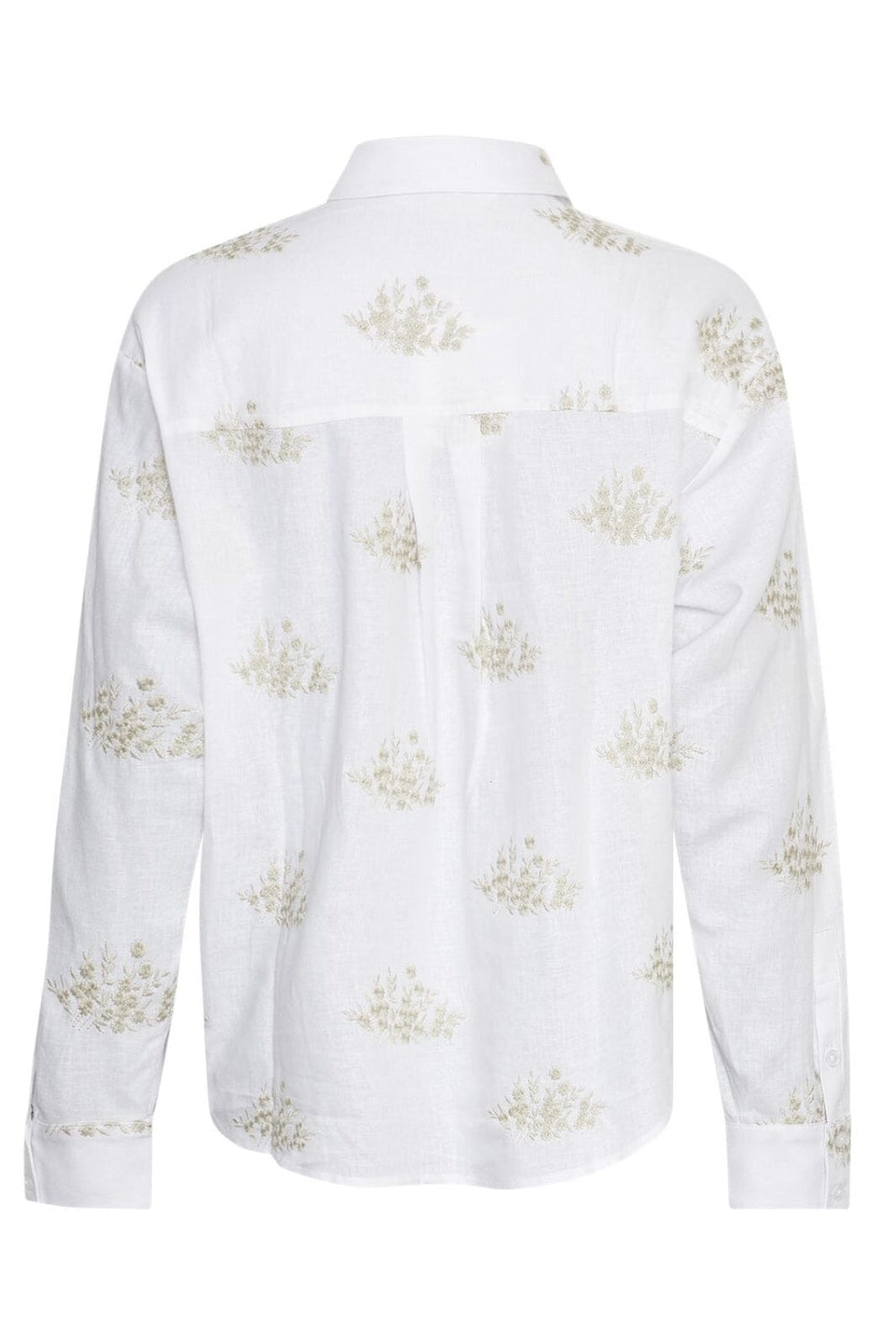 Moss Copenhagen - Mschryan Conella Shirt Emb 19421 - B Wht Peyot Flw