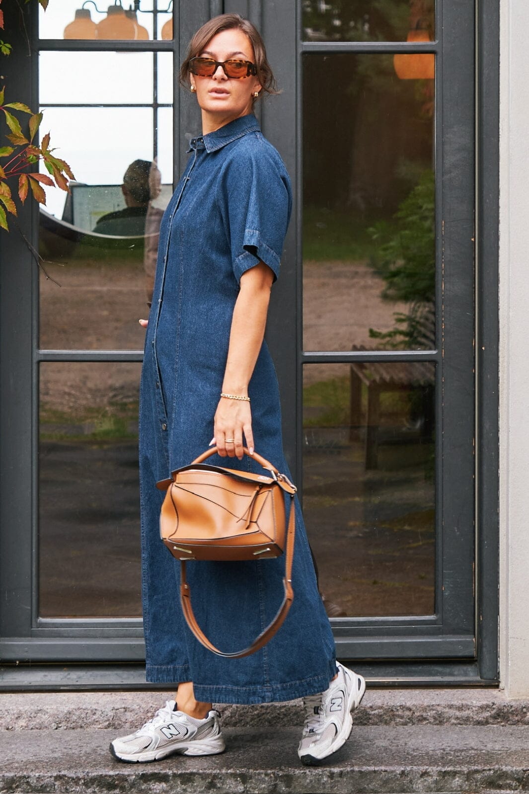 Forudbestilling - Neo Noir - Balli Denim Dress - Dark Blue Kjoler