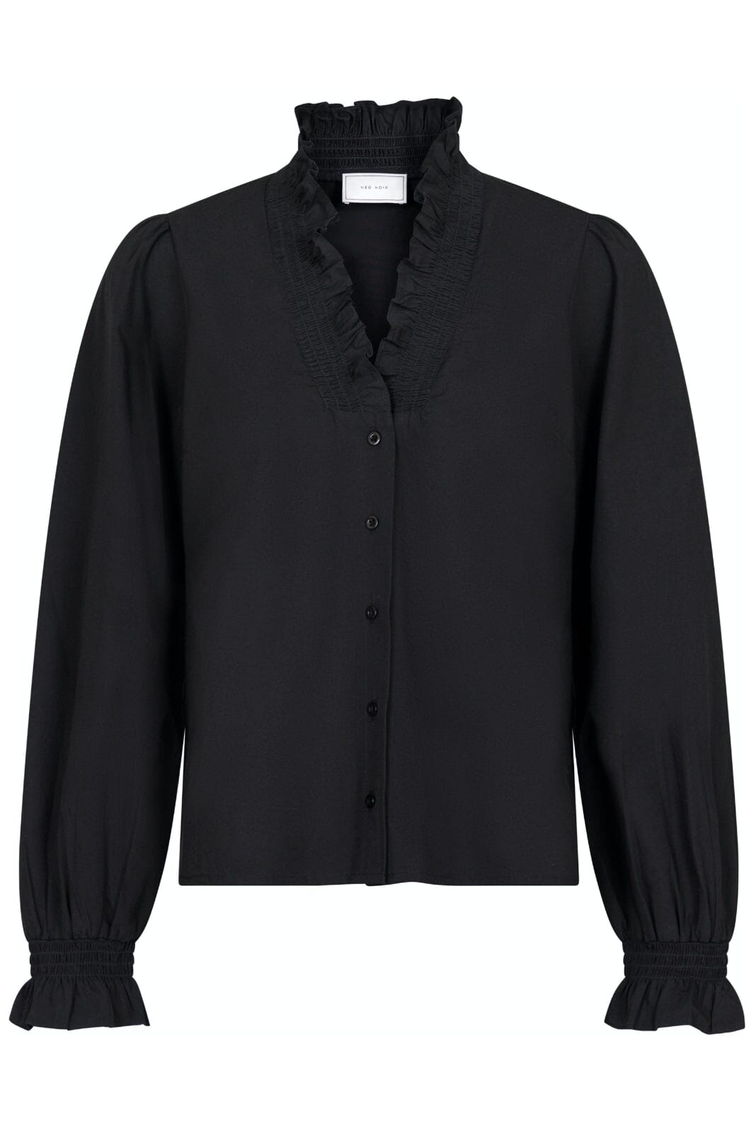 Forudbestilling - Neo Noir - Brielle Solid Shirt - Black Skjorter