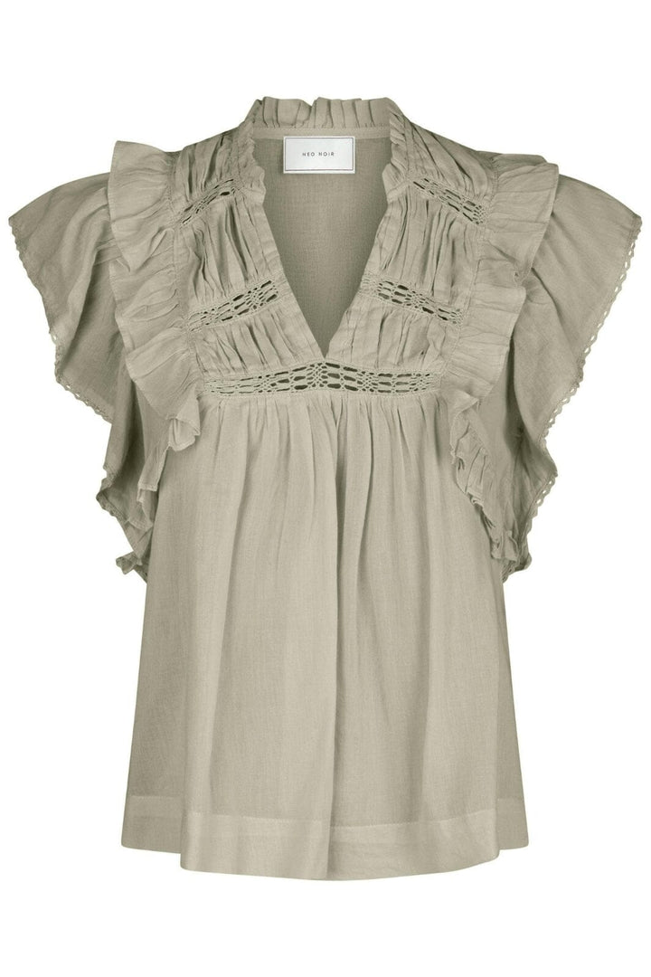 Neo Noir - Jayla S Voile Top 159881 - 627 - Smoke Green