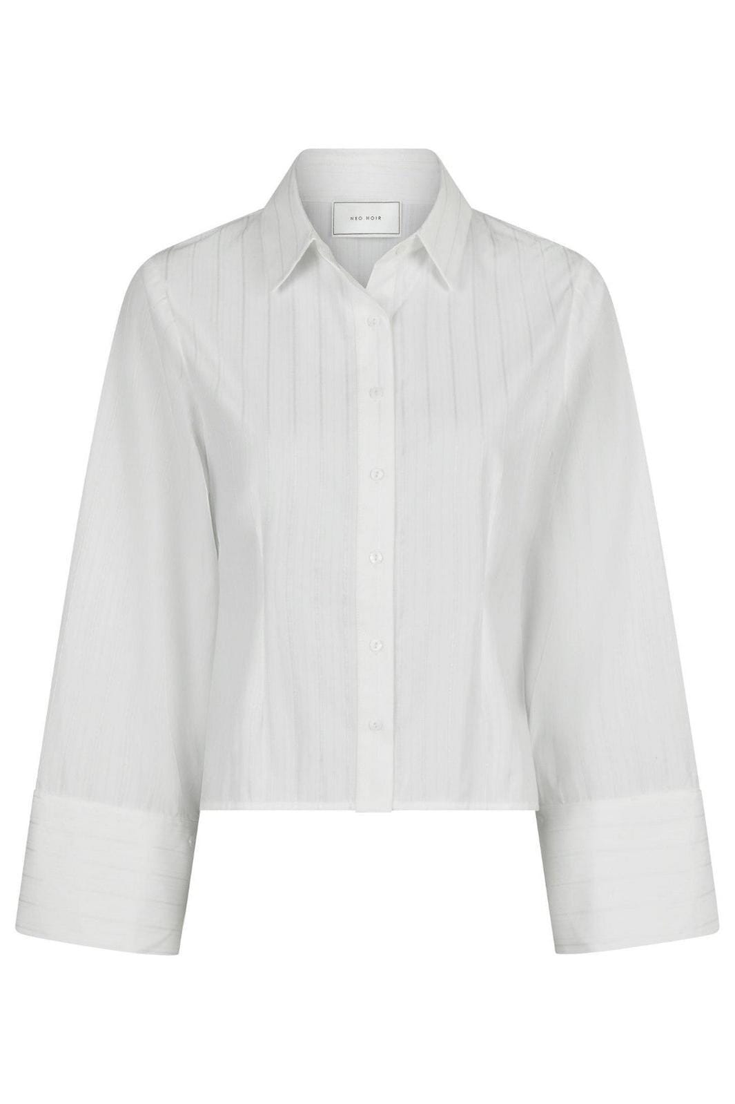 Forudbestilling - Neo Noir - Rosa Solid Shirt - White Skjorter