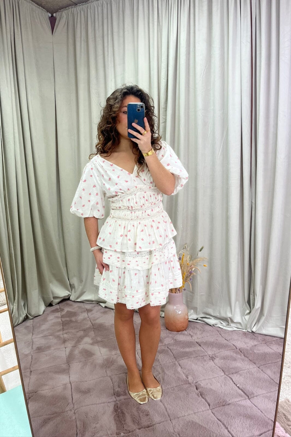 Forudbestilling - Neo Noir - Sapura Fleurie Blouse 165289 - 165 - Rose Bluser