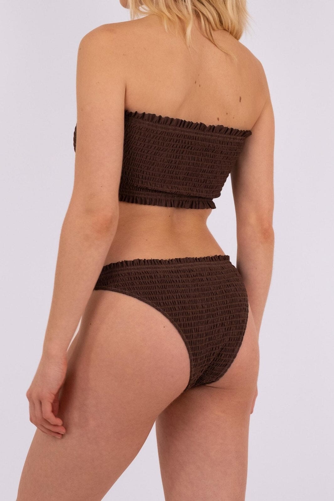 Forudbestilling - Neo Noir - Skin Lobster Bikini Top - Brown (Juni) Bikinier