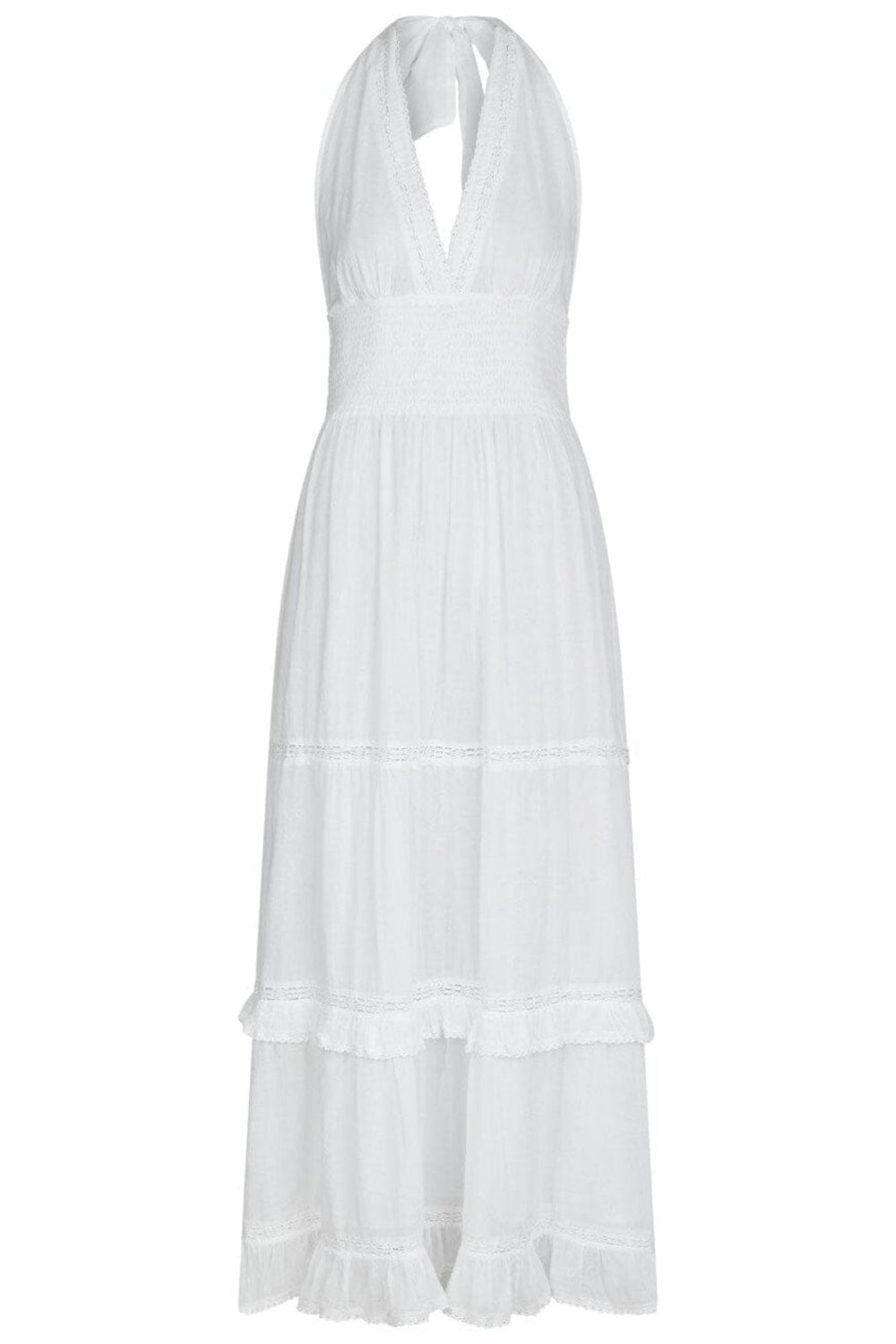 Forudbestilling - Neo Noir - Terese S Voile Dress 165484 - 120 - White Kjoler