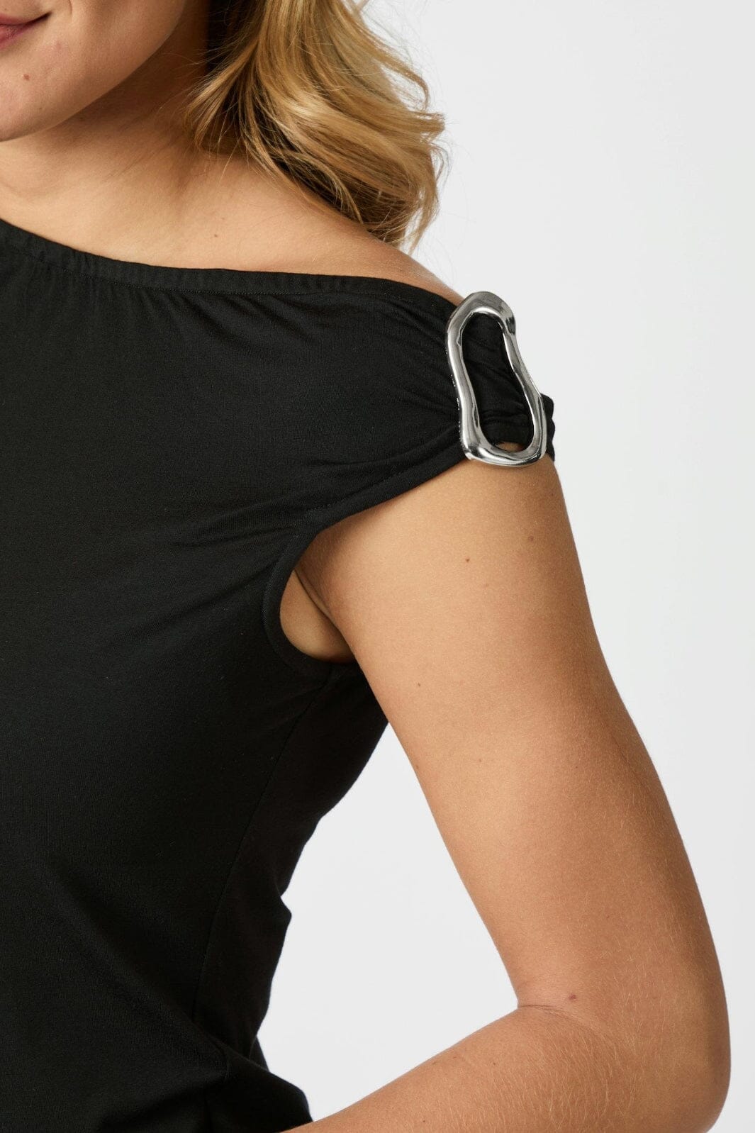 Neo Noir - Tolla Jersey Top 165562 - 100 - Black