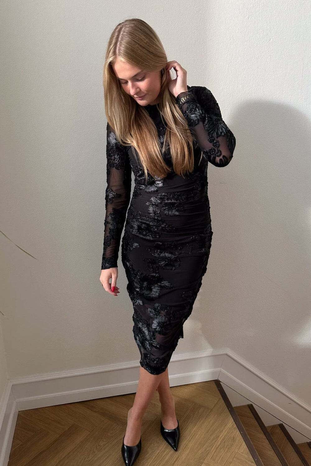 Forudbestilling - Noella - Lavinia L/S Dress 13500002 - 004 Black Kjoler