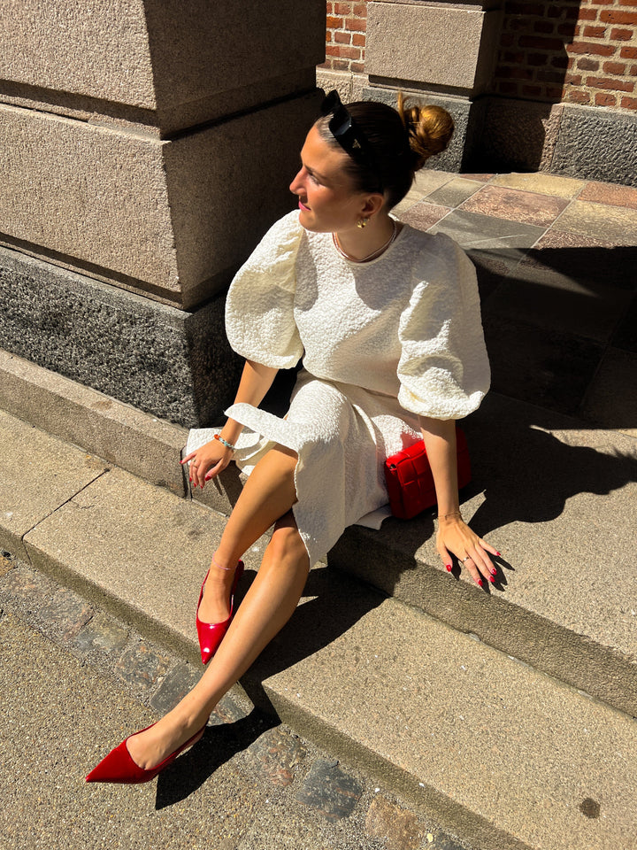 Forudbestilling - Noella - Reno Pastis Long Dress - Cream Kjoler