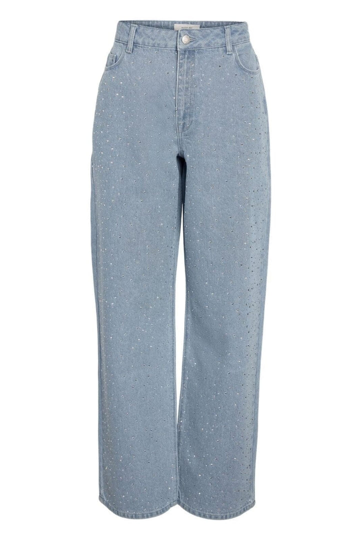 Forudbestilling - Noisy May - Nmjannel Loose Jeans Fo088Lb - 4925001 Light Blue Denim