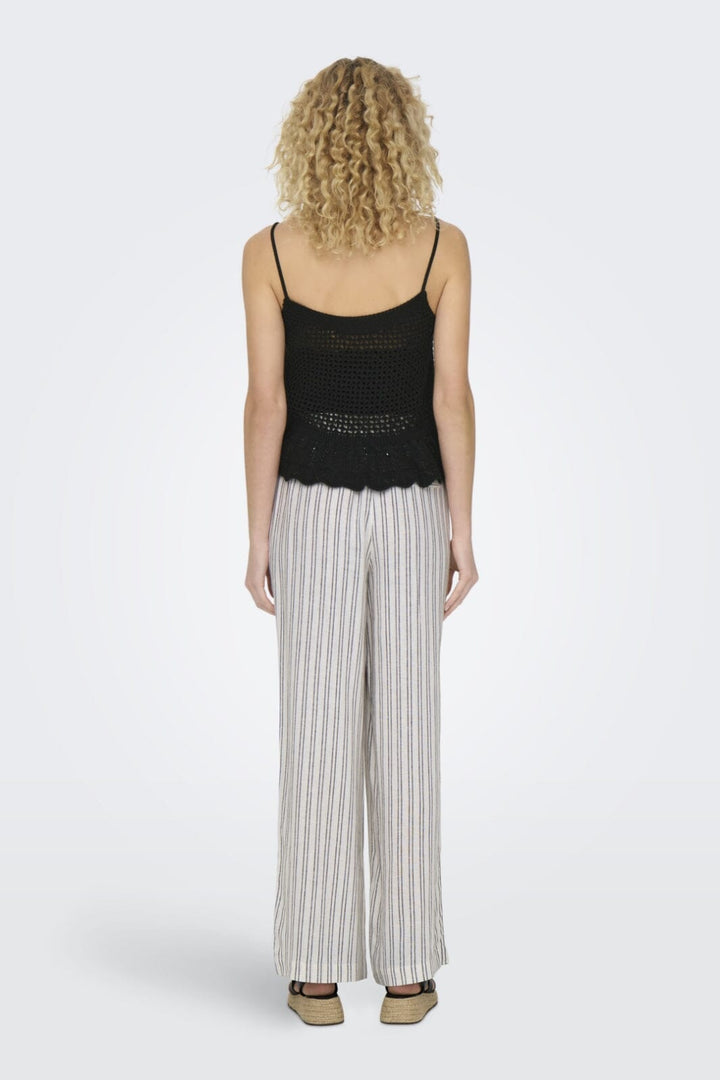 Forudbestilling - Only - Onlmary Life Sl Peplum Top Knt - 4489826 Black