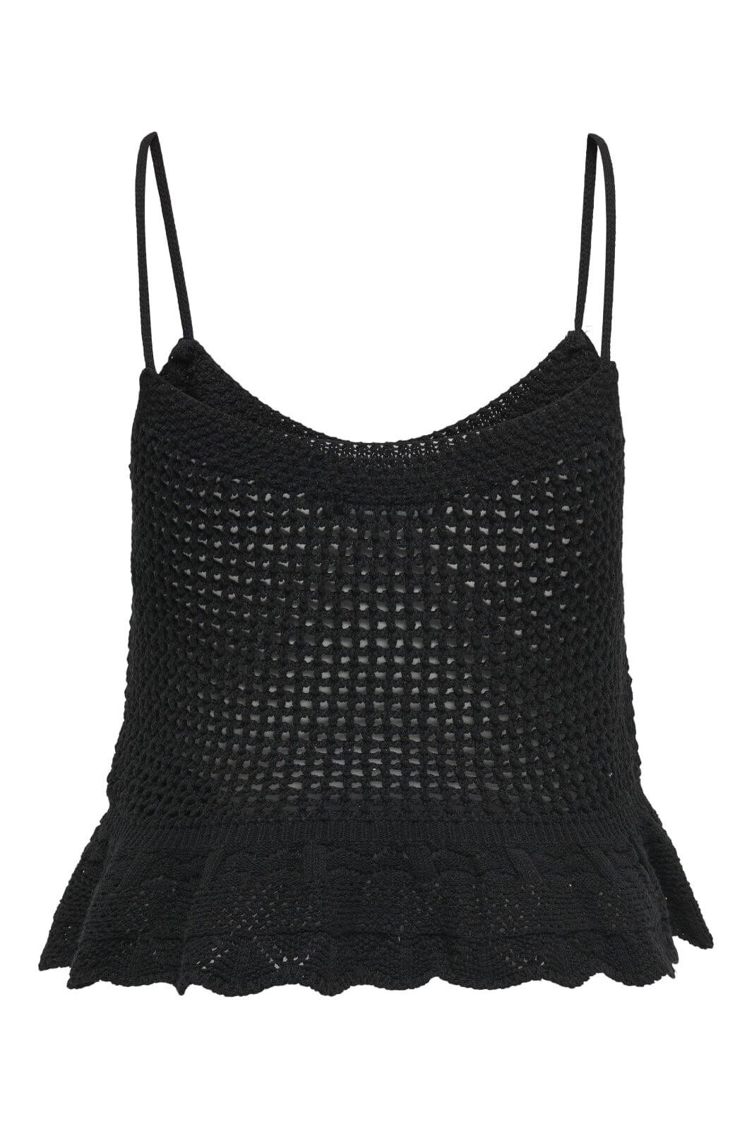 Forudbestilling - Only - Onlmary Life Sl Peplum Top Knt - 4489826 Black