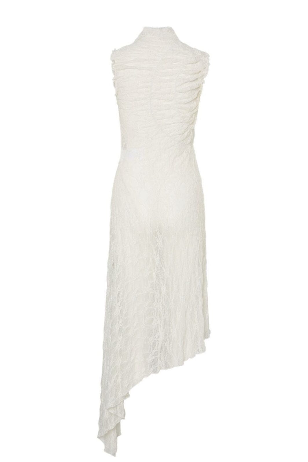 Pieces - Pcmelody Sl Long Lace Dress - 4877267 Cloud Dancer