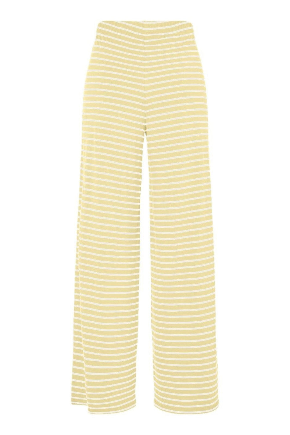 Pieces - Pcmonique Wide Pants - 4944921 French Vanilla Coconut Milk