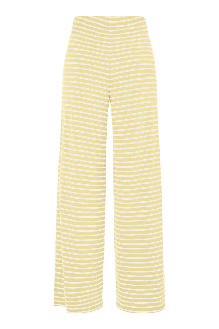 Pieces - Pcmonique Wide Pants - 4944921 French Vanilla Coconut Milk