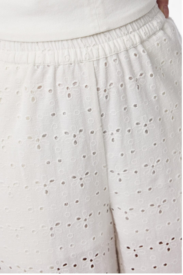 Pieces - Pctyla Wide Pants Pp - 4935355 Cloud Cream