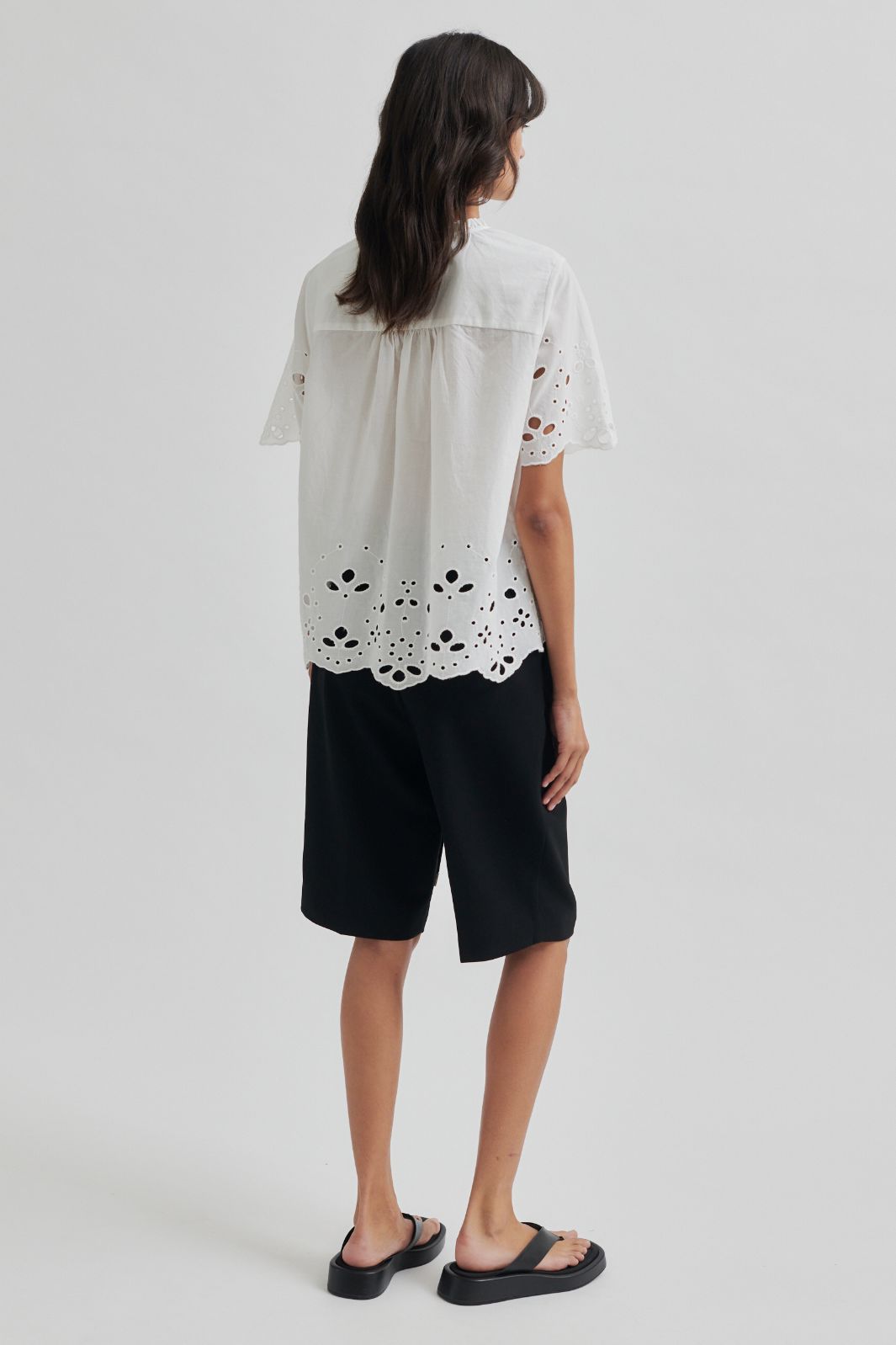 Forudbestilling - Second Female - Limona Blouse 59644 - White Bluser