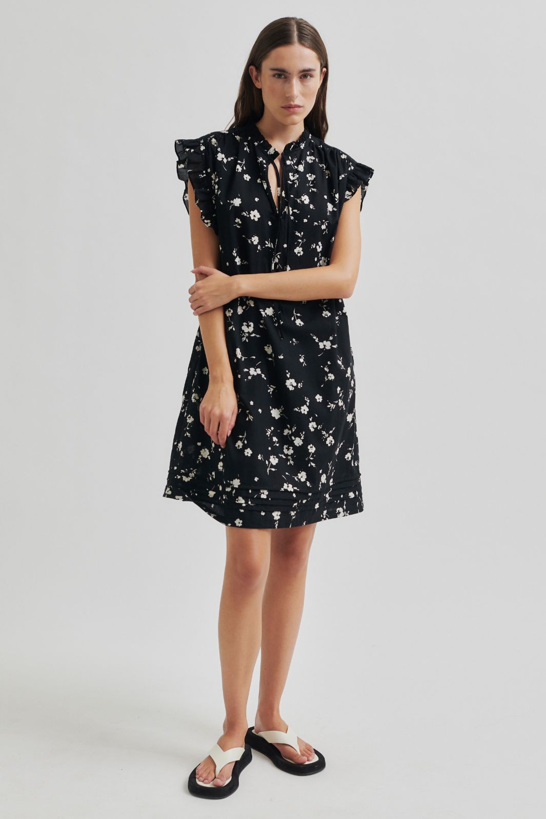 Forudbestilling - Second Female - Quin Dress 59718 - Black Kjoler